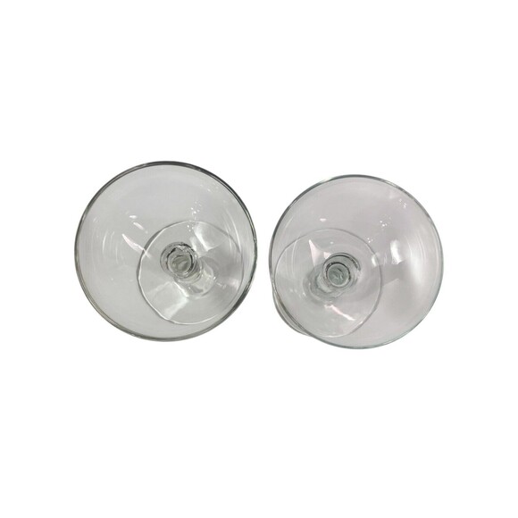 Vintage 1960s Libbey Georgian Clear Champagne Glass Sherbet Set Of 2 - Picture 6 of 8